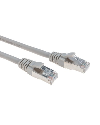 Патч-корд S/FTP CAT 6A (10G), RJ45-RJ45, 28AWG, LSZH, серый, 1м REXANT (02-0390-1). Патч-корд медный. Rexant в Омске