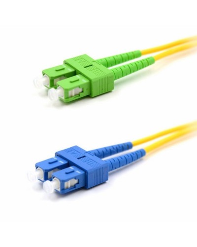 Патч-корд оптический переходной (SM), 9/125 (OS2), SC/APC-SC/UPC, (Duplex), PVC, 2м REXANT (50-2059): Патч-корд оптический в Омске
