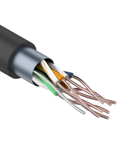 F/UTP 4PR 24AWG CAT5e 305м OUTDOOR REXANT (01-0146). Кабель «витая пара» (LAN) для структурированных систем связи. Rexant в Омске