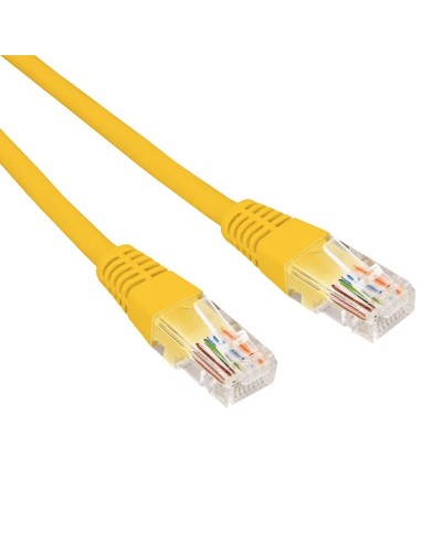 Патч-корд U/UTP CAT 6, RJ45-RJ45, 26AWG, LSZH, желтый, 3м REXANT (02-0295-3). Патч-корд UTP. Rexant в Омске