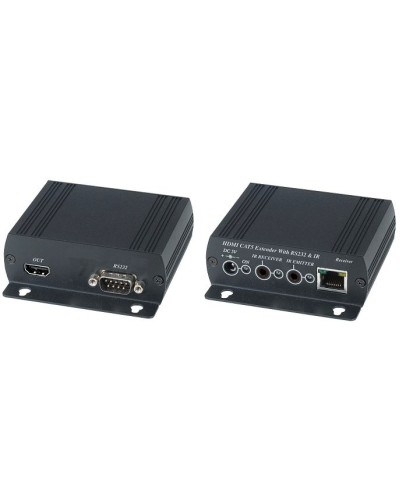 HE02. Комплект для передачи HDMI-сигнала и RS232. SC&T в Омске