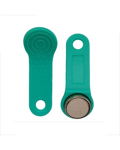 RW 1990 SLINEX (зеленый). Ключ электронный Touch Memory с держателем. SLINEX в Омске