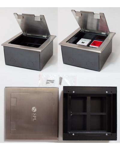 Люк на 4 поста (45х45), из нержавеющей стали, с коробкой, IP40 (300014). Люк. SPL в Омске