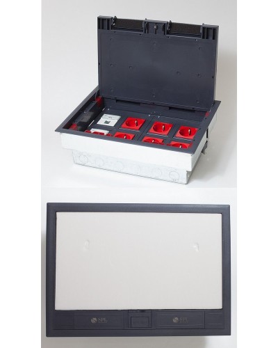 Люк на 8 постов (45х45), металл/пластик, с металлической коробкой, IP40 (300009). Люк. SPL в Омске