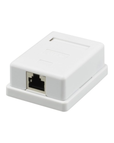 Розетка настенная RJ-45, 8P8C, Cat.5e, 1 порт FTP (10-0354). Компьютерная розетка. SUPRLAN в Омске