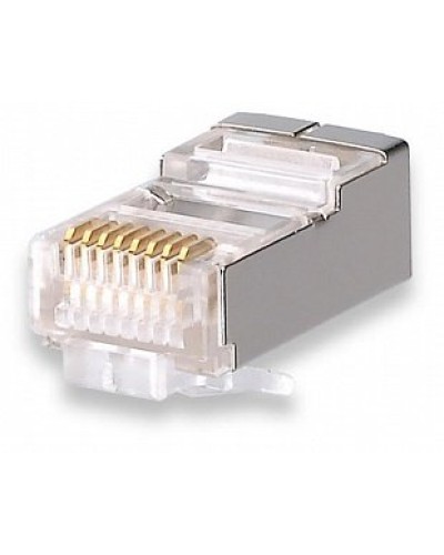 Коннекторы 8P8C FTP Cat.5e 3U (RJ-45) (100шт) (10-0201). Разъем RJ-45. SUPRLAN в Омске
