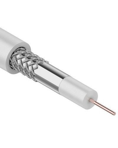 RG-6, CCS 1,02(18%) Al 48х0,12 In PVC. Кабель коаксиальный омедненный. SUPRLAN в Омске