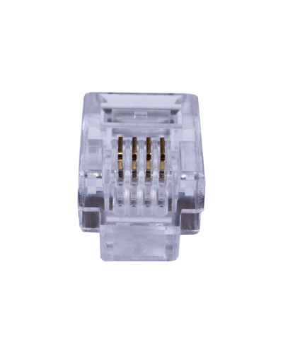 Коннекторы 4P4C (RJ-11) (100шт) (10-0229). Телефонный разъем 4P4C (RJ-11). SUPRLAN в Омске