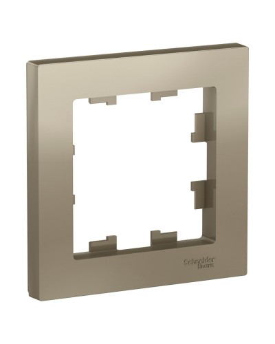 AtlasDesign рамка 1-местная, шампань (ATN000501). Рамка. Systeme Electric в Омске