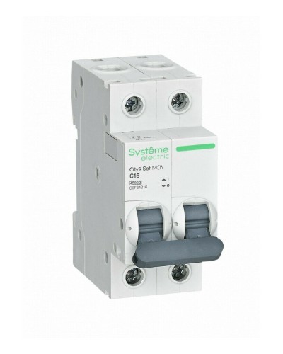 City9 Set 2P 16А 4.5kA С (C9F34216). Автоматический выключатель. Systeme Electric в Омске