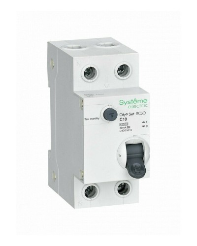 City9 Set 1P+N С 10А 4.5kA 30мА A 230В (C9D55610). Автоматический выключатель дифференциального тока. Systeme Electric в Омске