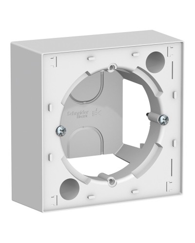 AtlasDesign коробка для наружного монтажа, белая (ATN000100). Коробка для наружного монтажа. Systeme Electric в Омске