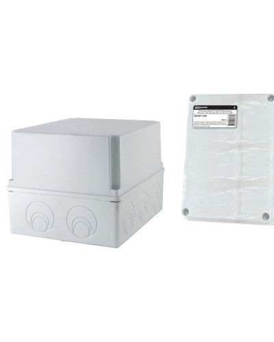 Коробка ОП 240х195х165мм, крышка, IP55, кабельные вводы d28-3шт, d37-2шт (SQ1401-1274). Распаячная коробка. TDM ЕLECTRIC в Омске