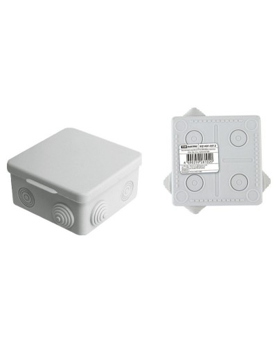 Коробка ОП 80х80х50мм, крышка, IP54, 7вх. (SQ1401-0512). Распаячная коробка. TDM ЕLECTRIC в Омске