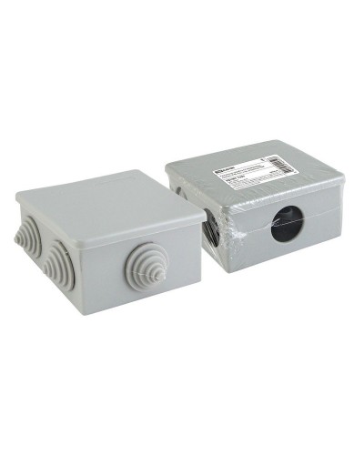 Распаячная коробка ОП 80х80х40мм, крышка, IP44, 6 вх. TDM (SQ1401-1235). Распаячная коробка ОП. TDM ЕLECTRIC в Омске