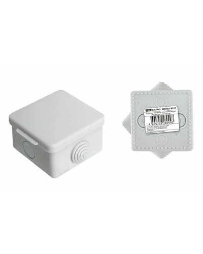 Коробка ОП 65х65х50мм, крышка,  IP54, 4вх. (SQ1401-0111). Распаячная коробка. TDM ЕLECTRIC в Омске