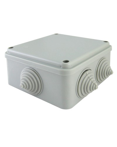 Коробка ОП 100х100х50мм, крышка на винтах, IP55, 6 вх. (SQ1401-1234). Распаячная коробка. TDM ЕLECTRIC в Омске