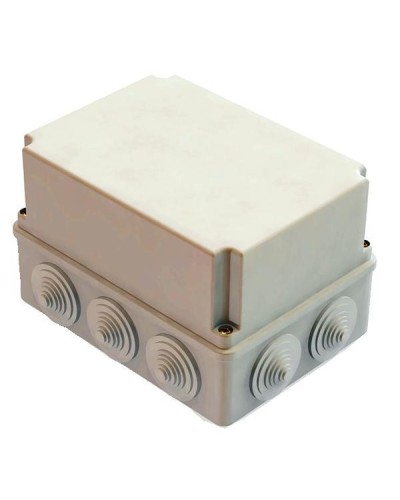 Коробка ОП 190х140х120мм, крышка, IP44, 10 гермовводов (SQ1401-1245). Распаячная коробка. TDM ЕLECTRIC в Омске