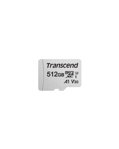 TS512GUSD300S-A. Карта памяти microSDXC, 512 ГБ, Class 10. TRANSCEND в Омске