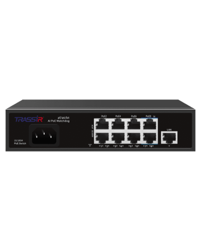 TR-NS1109-120-8PoE. Коммутатор с PoE. Trassir в Омске