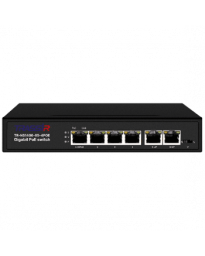 TR-NS1406-65-4POE. Коммутатор с PoE. Trassir в Омске