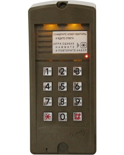 БВД-310R. Вызывная панель аудиодомофона. VIZIT в Омске