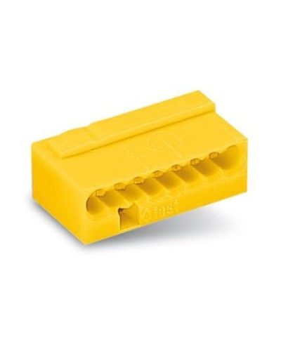 WAGO 243-508 Клемма MICRO 8-проводная желтая. Клемма для распределительных коробок. WAGO в Омске