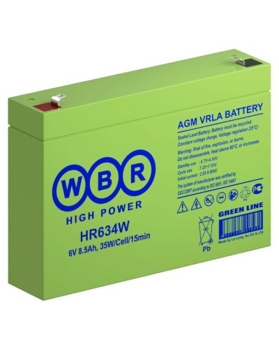 WBR HR634W. Аккумулятор герметичный свинцово-кислотный. WBR в Омске