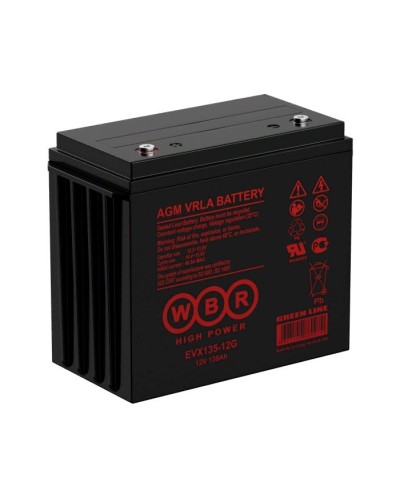 WBR EVX135-12G. Аккумулятор герметичный свинцово-кислотный. WBR в Омске