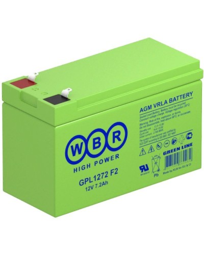 WBR GPL1272 F2. Аккумулятор герметичный свинцово-кислотный. WBR в Омске