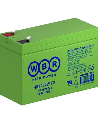 WBR HR1234W F2. Аккумулятор герметичный свинцово-кислотный. WBR в Омске