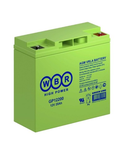 WBR GP12200. Аккумулятор герметичный свинцово-кислотный. WBR в Омске