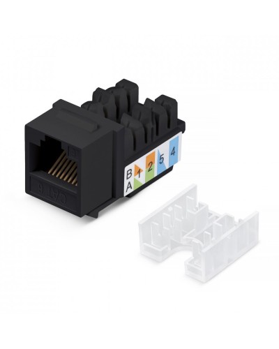 WR-KJ-RJ45-C5E-90-SW-BK. Вставка Keystone Jack RJ-45. WRLine в Омске