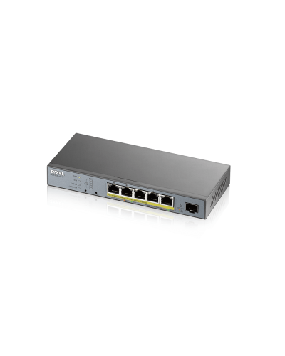 GS1350-6HP-EU0101F. L2 коммутатор PoE+ для IP-видеокамер. ZYXEL в Омске