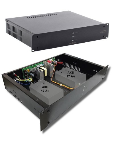 СКАТ-1200И7 RACK (СКАТ ИБП-12/5-2x17-RACK) (2142). Источник вторичного электропитания резервированный. Бастион в Омске