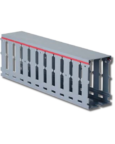 Короб перфорированный 80x40 RL12 (00163RL) серый: Короб перфорированный с крышкой в Омске