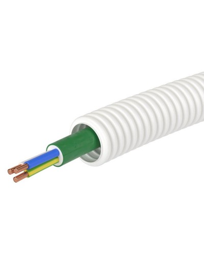 Труба ПЛЛ D20 + ППГнг(А)-HF 3х2,5 (ГОСТ+) (8S82050HF). Гофрошланг с кабелем. ДКС в Омске