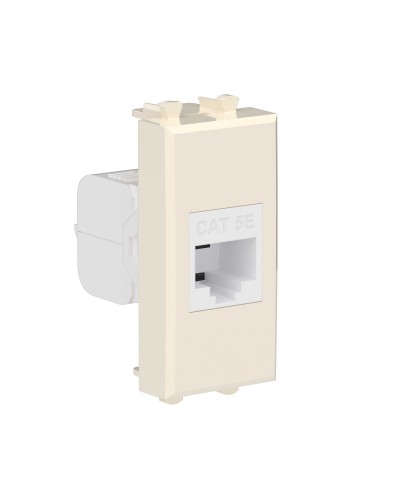 Розетка RJ-45, кат.5E, Avanti, 1 модуль, ванильная дымка (4405661): Розетка компьютерная модульная в Омске