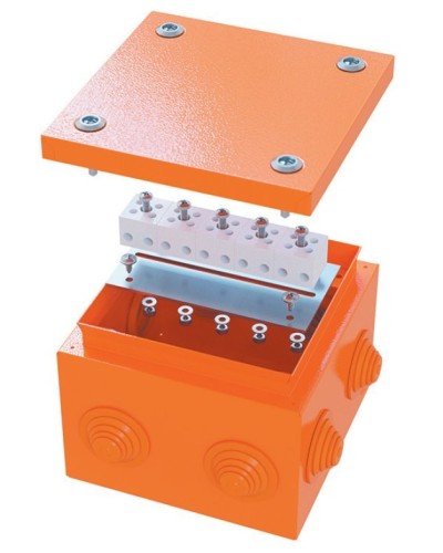 Коробка FS 150х150х80 4P (FSK30410): Коробка ответвительная огнестойкая стальная в Омске