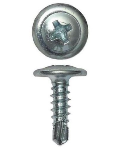Саморез с пресс-шайбой 4.2х19 со сверлом (200 шт) (CM274019). Саморез с пресс-шайбой. ДКС в Омске