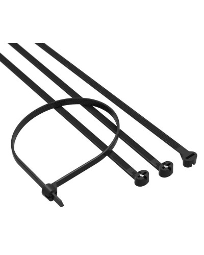 Хомут 3,6x200 P6.6, черный (100шт) (21314SR): Хомут с двойным замком в Омске