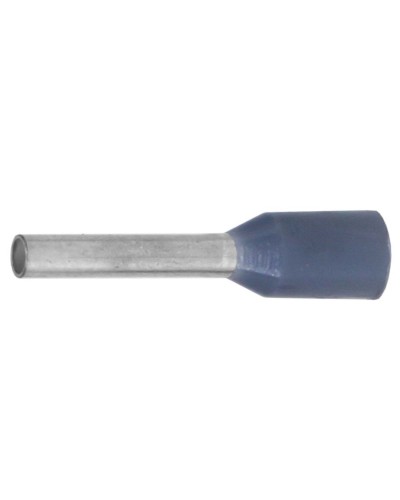 Наконечник-гильза НШВИ 0.75-06, серый (100 шт) (IF0.75-06GR). Наконечник-гильза с изолированным фланцем. ДКС в Омске