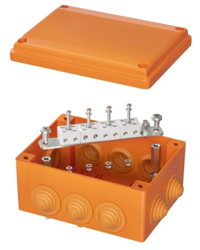 Коробка FS 150х110х70 8P (FSB21804). Коробка ответвительная огнестойкая из термопласта. ДКС в Омске