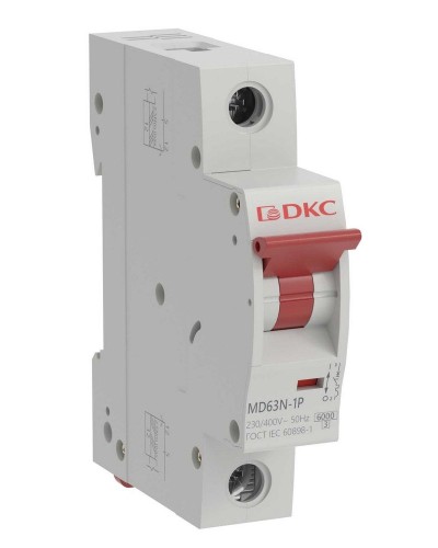 YON max MD63N 1P 20А 6кА C (MD63N-1PC20). Автоматический выключатель. ДКС в Омске