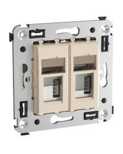 Розетка USB в стену Avanti ванильная дымка (4405543). Розетка USB. ДКС в Омске