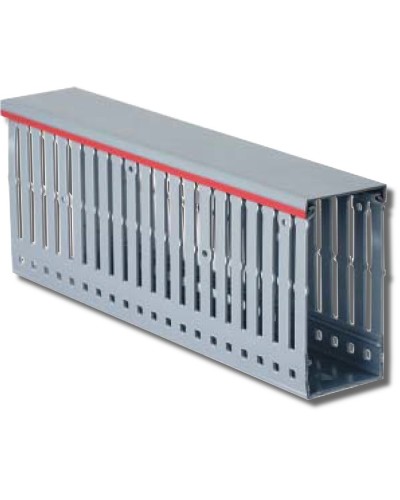 Короб перфорированный, серый RL6 40x40 (01134RL). Короб перфорированный. ДКС в Омске