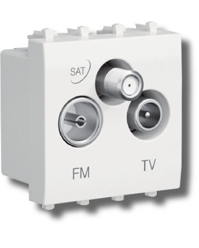 Розетка TV-FM-SAT Avanti 1 модуль ванильная дымка (4405532): Розетка TV-FM-SAT в Омске