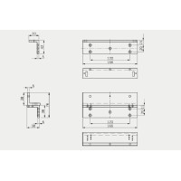 L+Z кронштейн для EMC 1200 ALH. L+Z кронштейн для EMC 1200 ALH. dormakaba