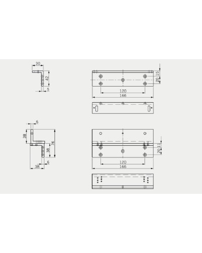 L+Z кронштейн для EMC 600 ALH. L+Z кронштейн для EMC 600 ALH. dormakaba в Омске