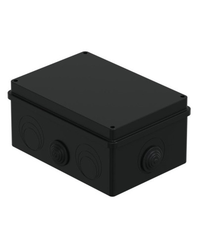 Коробка JBS210 210х150х100, 8 вых., IP55, черная (44016BL-1). Коробка монтажная. Экопласт в Омске